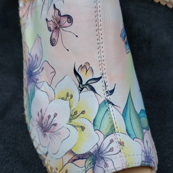 NWOT Anuschka Art for the Sole wedge - Picture 2 of 5